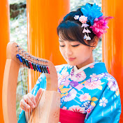 Harpist in Japan