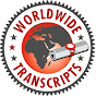 Worldwide Transcripts logo