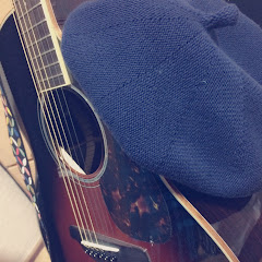 藍色ベレー帽アイコン画像