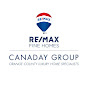 Canaday Group, RE/MAX Fine Homes, logo