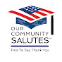 Our Community Salutes, USA logo