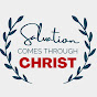 Salvation Comes Through Christ logo