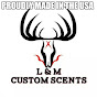 L & M CUSTOM SCENTS logo