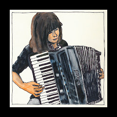Anja plays accordion.
