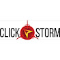 Click-Storm: easy to play, hard to master logo