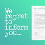 We Regret To Inform You logo