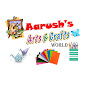 Aarush's arts & crafts world logo