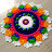 Rangoli designs with colours