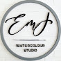 Emma Jane Lefebvre (EmJ Watercolour Studio) logo