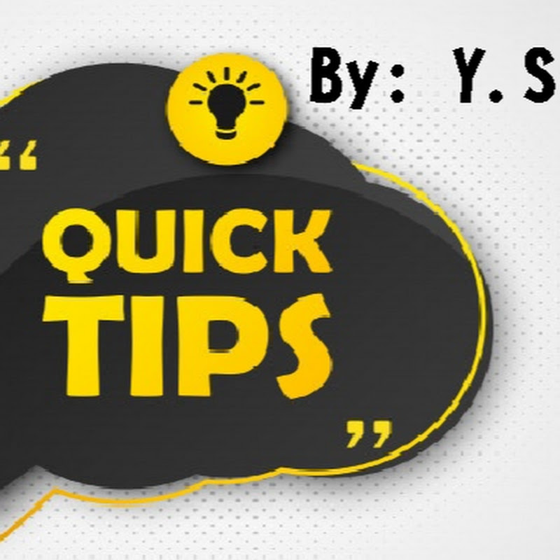 Hire YS Quick Tips — Business & Finance YouTube creator for sponsorships