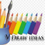 V DRAW IDEAS logo