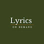 LYRICS ON DEMAND logo