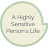 Highly Sensitive Person Podcast