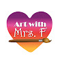 Art with Mrs. F logo