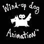 Wind-up dog animation logo