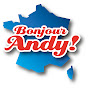 Bonjour Andy logo