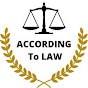ACCORDING TO LAW logo
