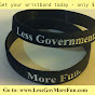Less Government. More Fun. logo