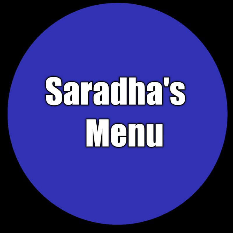 Saradha's Menu