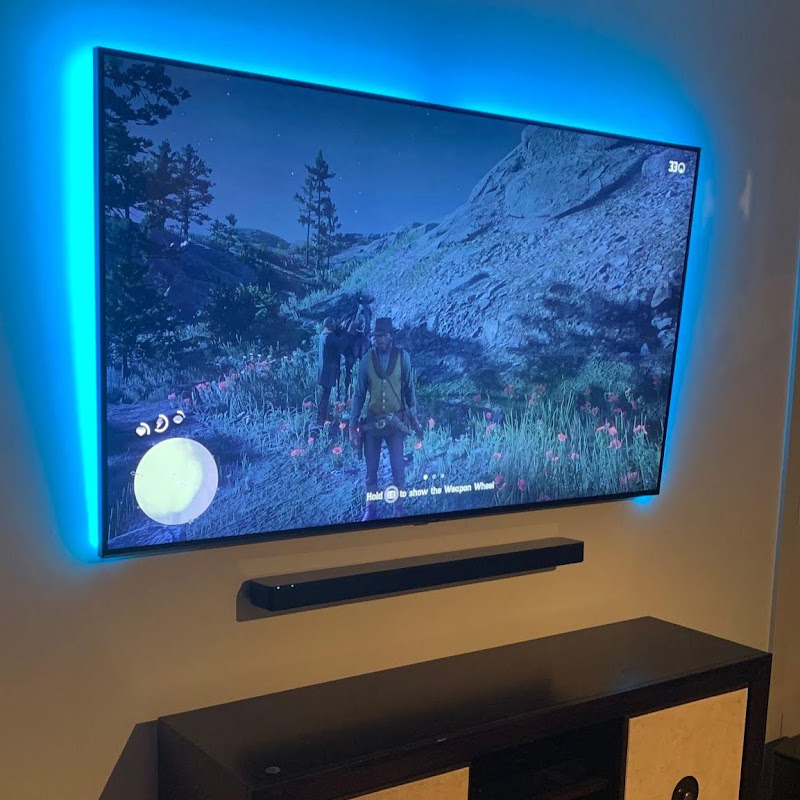 How to install a 115” Tv #fyp #trending #shorts #tv #tvmounting #howto #install #tech #tcl #bloopers