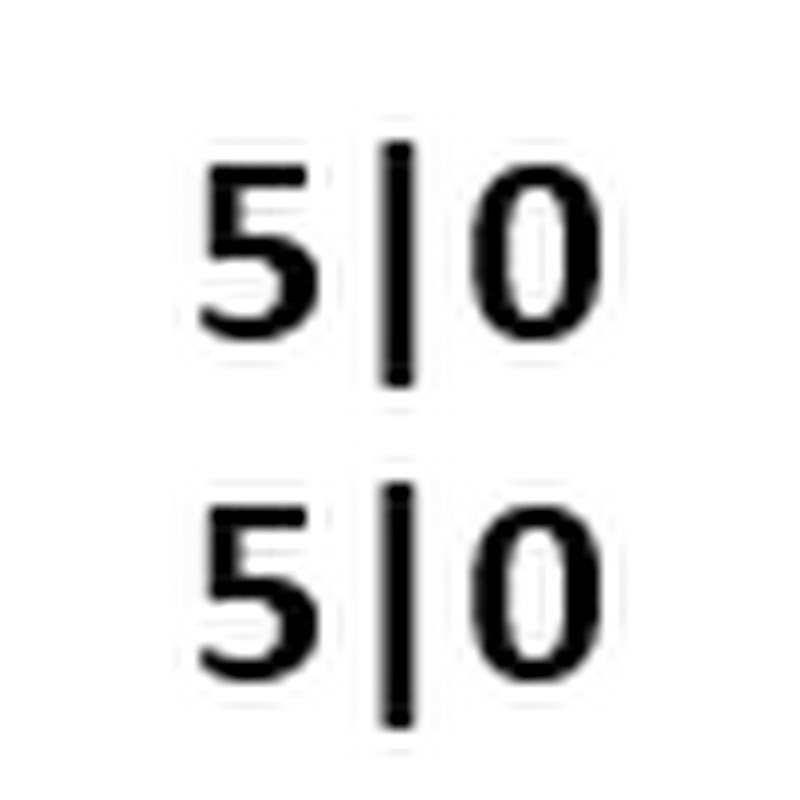 fifty-fifty