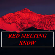 red melting snow