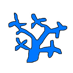 青い珊瑚礁アイコン画像