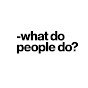 -what do people do? logo