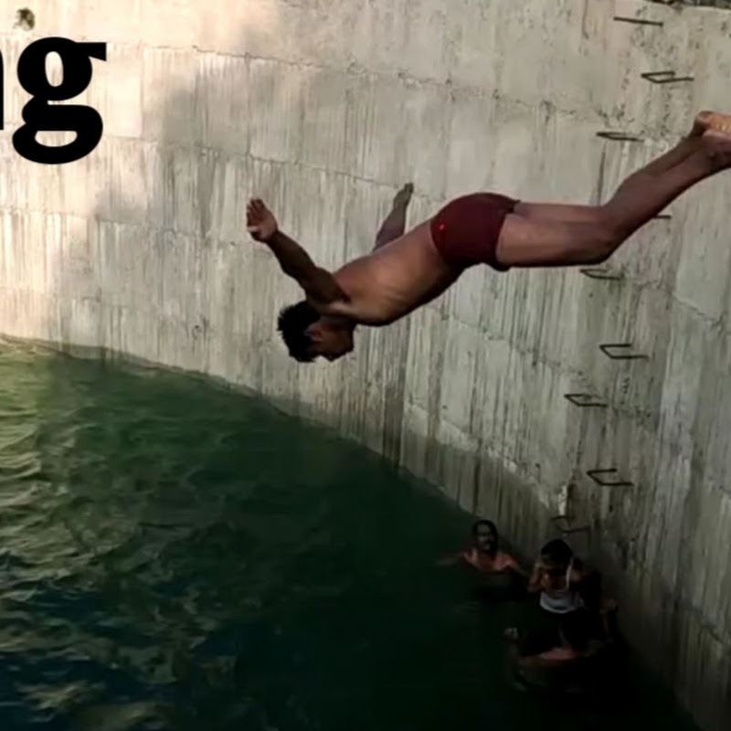 swimming with village