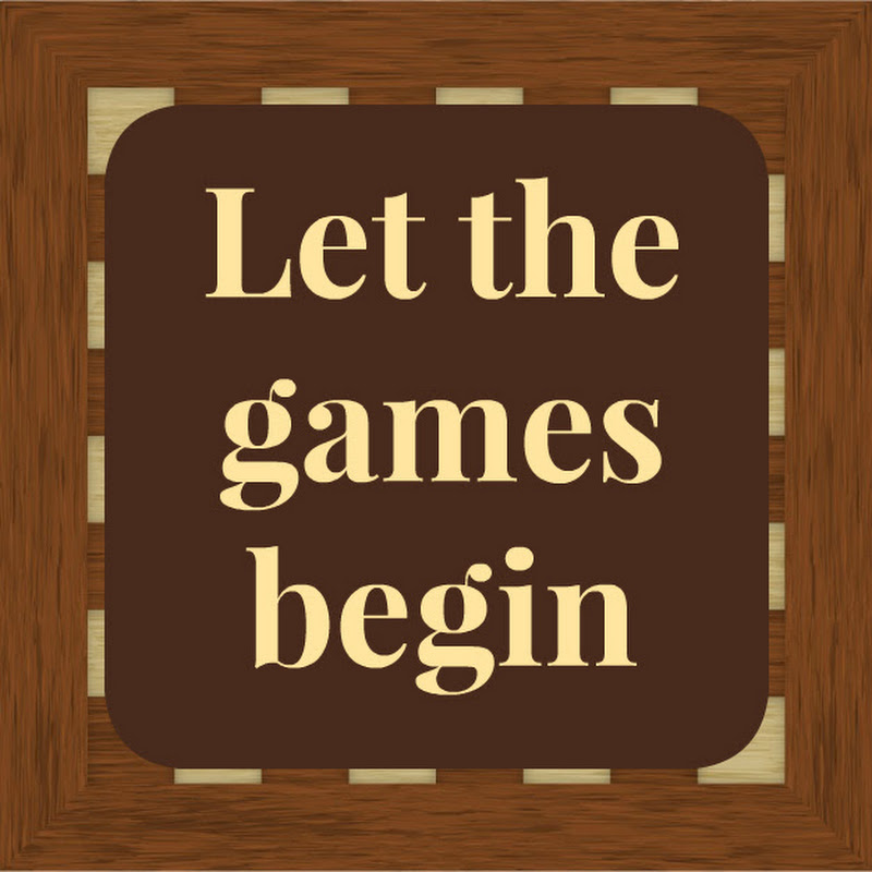 Let the games begin Benjamin