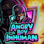 ANGRY BOY INHUMAN logo