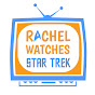 Rachel Watches Star Trek logo
