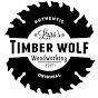 Lupo’s TimberWolf Woodworking logo