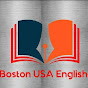 Boston USA English logo