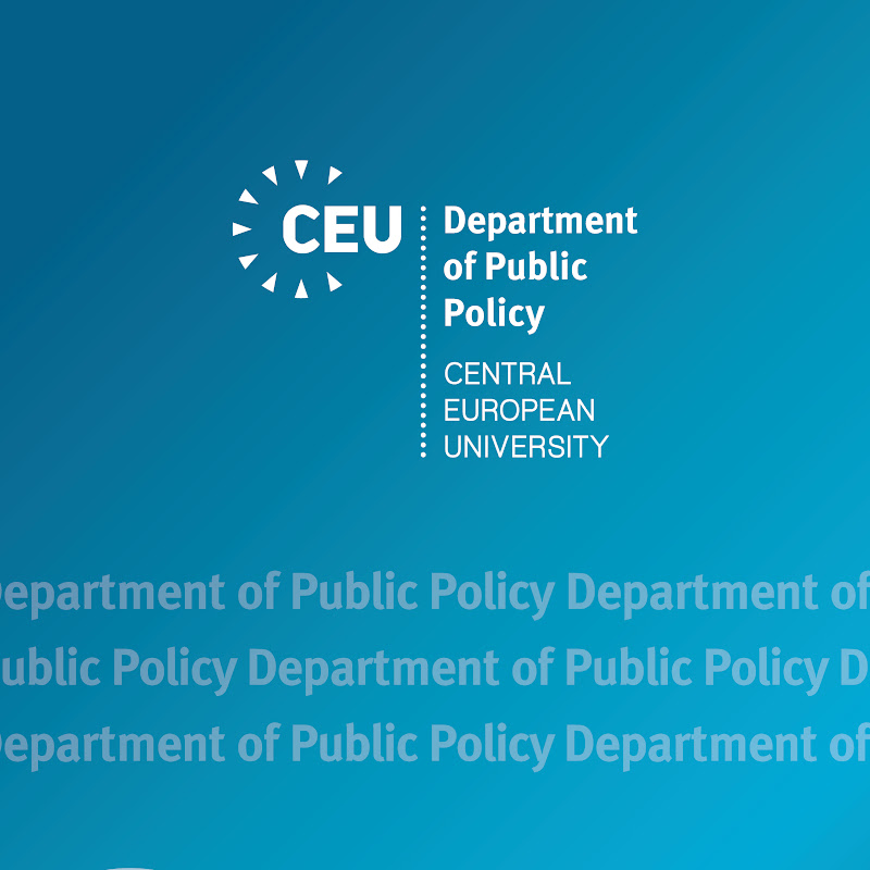 Department of Public Policy at CEU