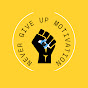 Never Give Up Motivation logo