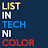 List in Technicolor