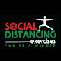 social distancing exercises logo