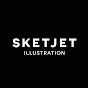 SKETJET - Illustration logo