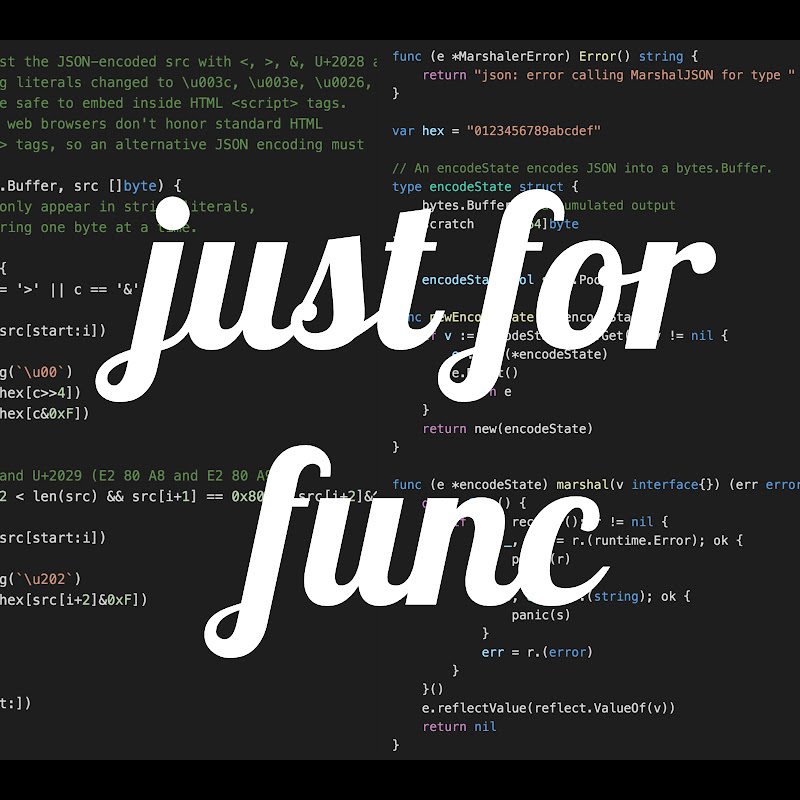 justforfunc: Programming in Go icon