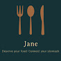 Jane / Deserve your food - connect your stomach logo