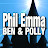 Phil, Emma, Ben & Polly