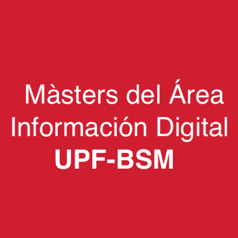Másters del Área en Información Digital UPF-BSM