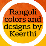 Rangoli colors and designs by Keerthi Net Worth