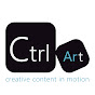 CtrlArt creative content in motion logo