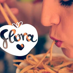 Логотип каналу Flora Loves Food