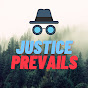 JUSTICE PREVAILS logo