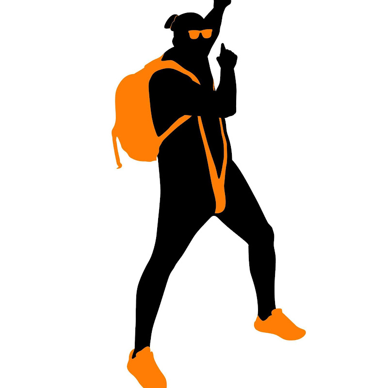 Funny Backpacker