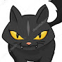 USA and Russia Black Kitty - Cat Moderator logo