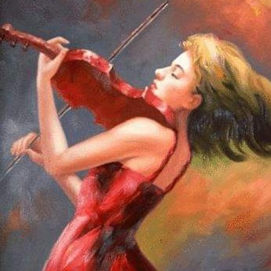Картина по номерам Андрей Атрошенко скрипачка
